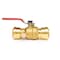 Quickfitting 3/4in Push-to-Connect x 3/4in Push-to-Connect Brass Full Port Ball Valve with Drain LF922DR - alternate 2